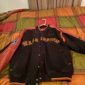 Washington Black and Red Varsity Jacket